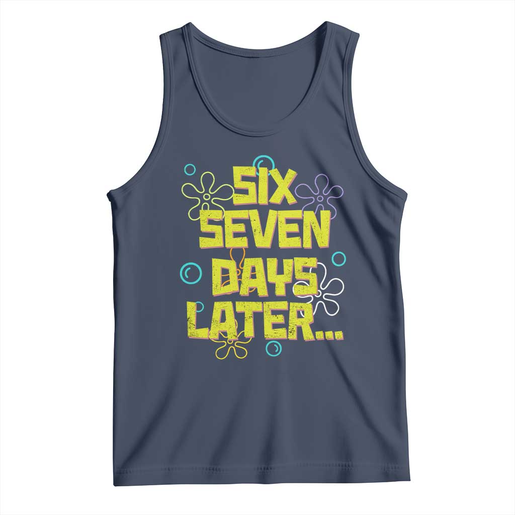 Funny 67 Days Later Tank Top 67 Days Of School Meme Teacher TS11 Navy Print Your Wear