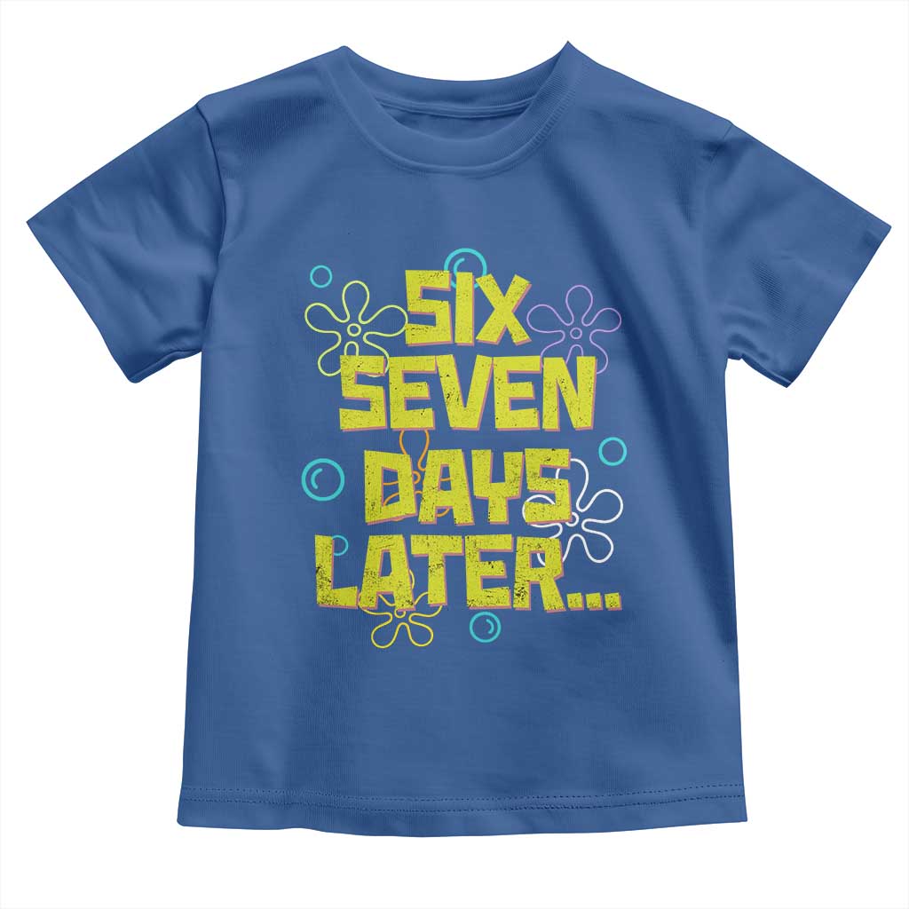 Funny 67 Days Later Toddler T Shirt 67 Days Of School Meme Teacher TS11 Royal Blue Print Your Wear