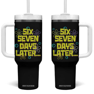 Funny 67 Days Later Tumbler With Handle 67 Days Of School Meme Teacher TS11 One Size: 40 oz Black Print Your Wear