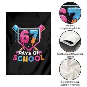 Funny 67 Days Of School Baseball Drip Garden Flag Six Seven Meme Gen Alpha TS11 Print Your Wear