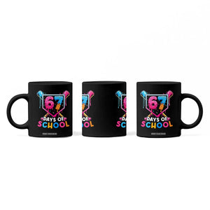 Funny 67 Days Of School Baseball Drip Coffee Mug Six Seven Meme Gen Alpha TS11 Print Your Wear