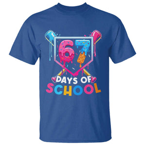 Funny 67 Days Of School Baseball Drip T Shirt Six Seven Meme Gen Alpha TS11 Royal Blue Print Your Wear
