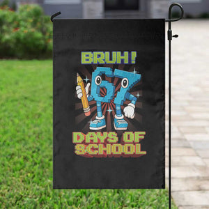 Funny Bruh 67 Days Of School Garden Flag Six Seven Meme Pixel Game Gen Alpha TS11 Print Your Wear
