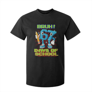 Funny Bruh 67 Days Of School T Shirt For Kid Six Seven Meme Pixel Game Gen Alpha TS11 Black Print Your Wear