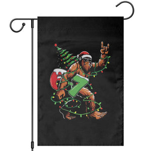 Funny Santa Bigfoot 67 Christmas Tree Xmas Lights Garden Flag TS11 Black Print Your Wear
