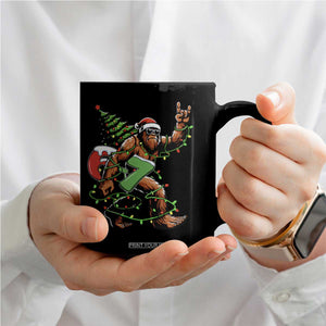 Funny Santa Bigfoot 67 Christmas Tree Xmas Lights Coffee Mug TS11 Print Your Wear