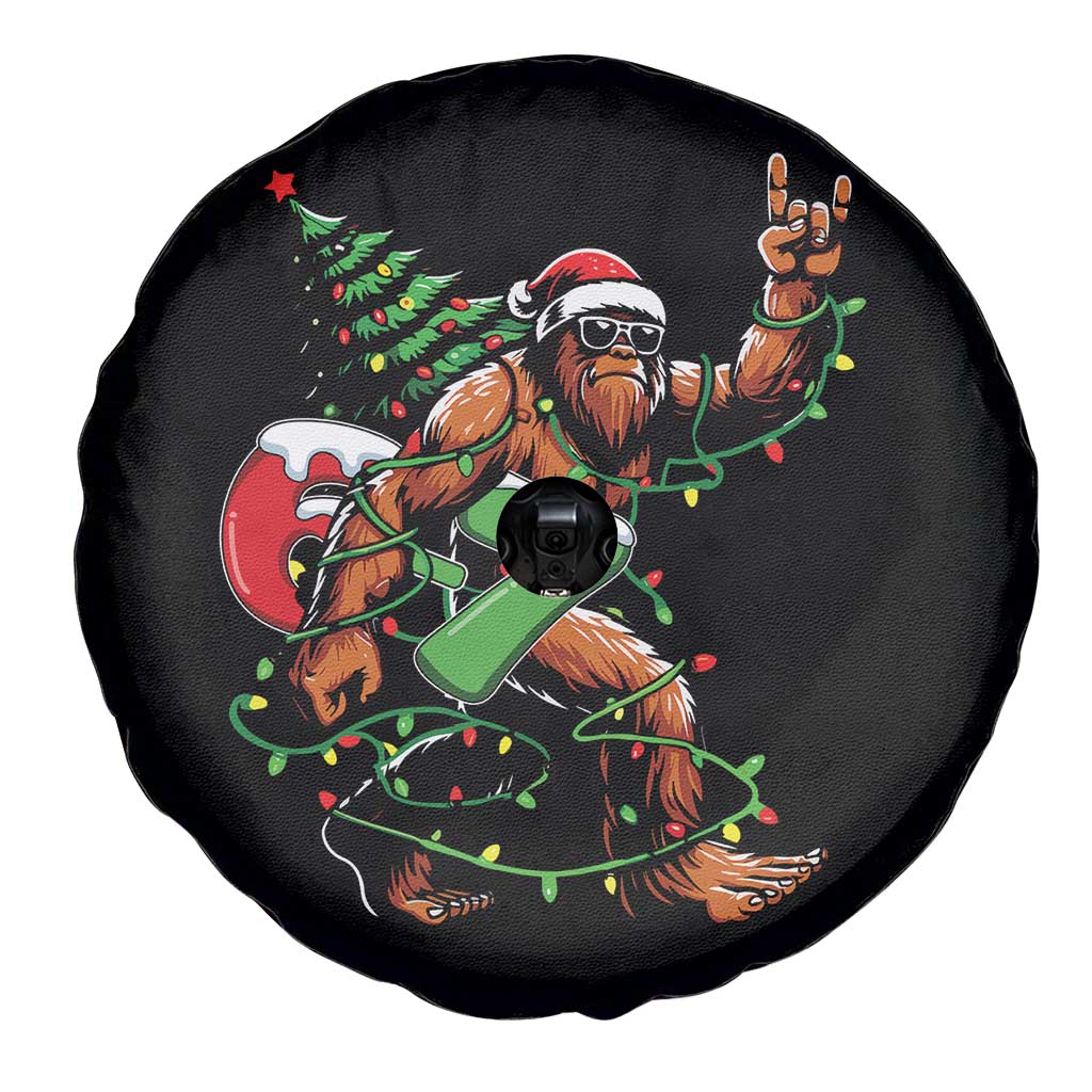Funny Santa Bigfoot 67 Christmas Tree Xmas Lights Spare Tire Cover TS11 Print Your Wear
