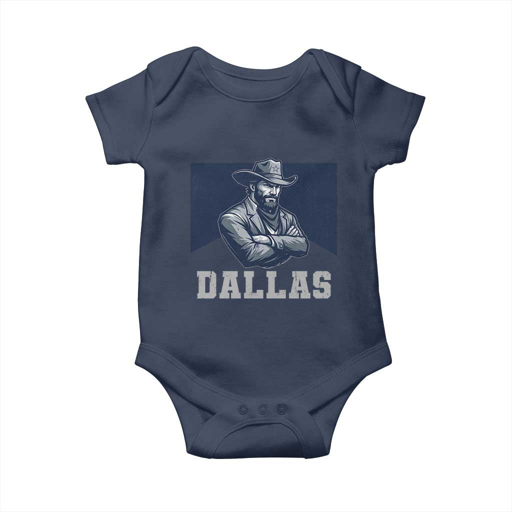 DFC Game Day Baby Onesie Blue Star Football Game Sport Lover TS11 Navy Print Your Wear