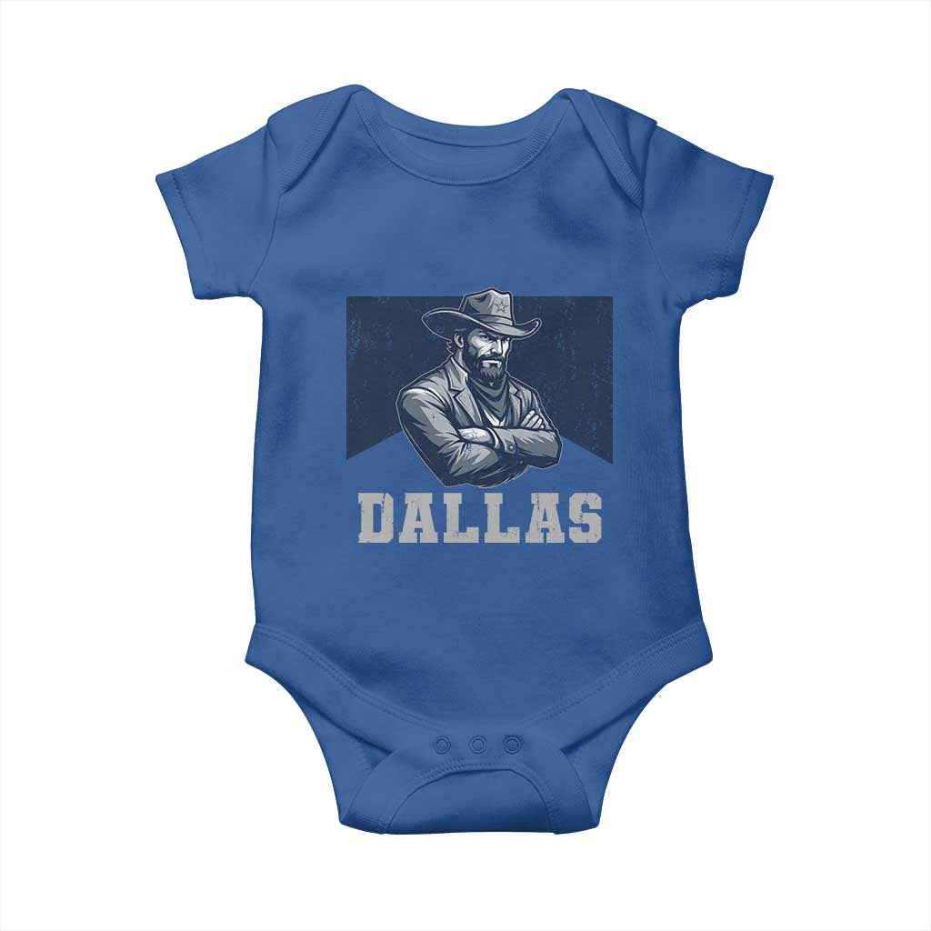 DFC Game Day Baby Onesie Blue Star Football Game Sport Lover TS11 Royal Blue Print Your Wear