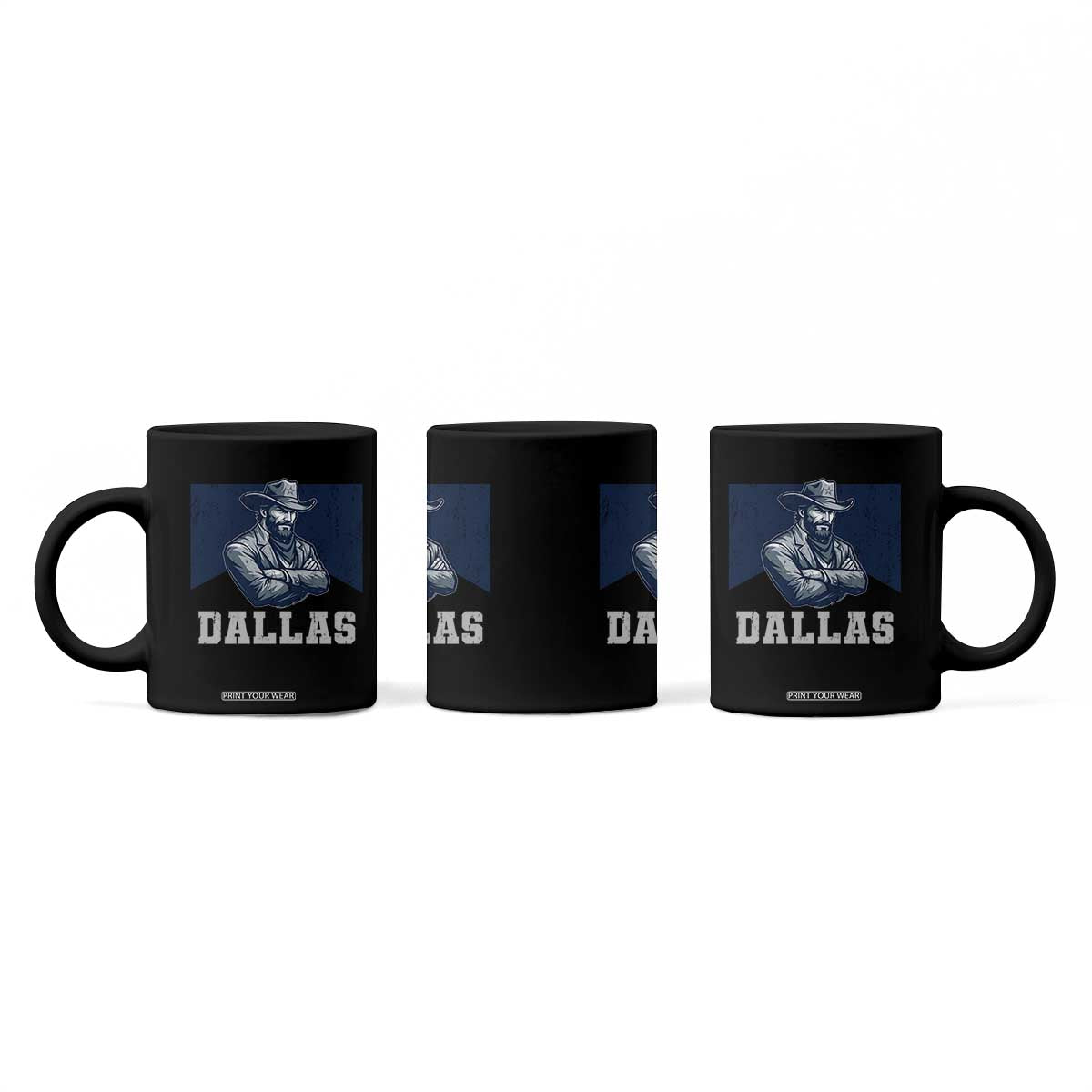 DFC Game Day Coffee Mug Blue Star Football Game Sport Lover TS11 Print Your Wear