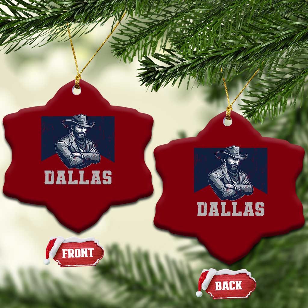 DFC Game Day Ceramic Ornament Blue Star Football Game Sport Lover TS11 Print Your Wear