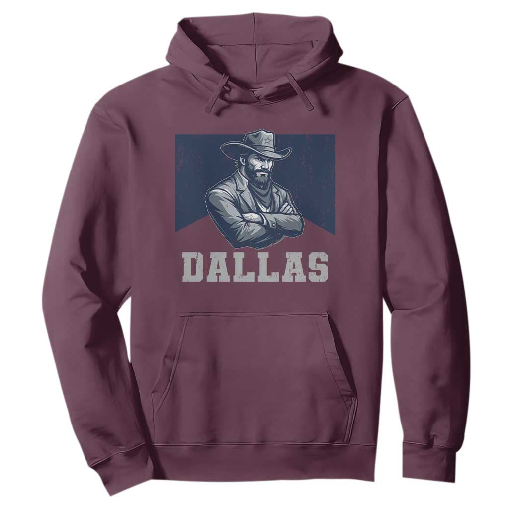 DFC Game Day Hoodie Blue Star Football Game Sport Lover TS11 Maroon Print Your Wear