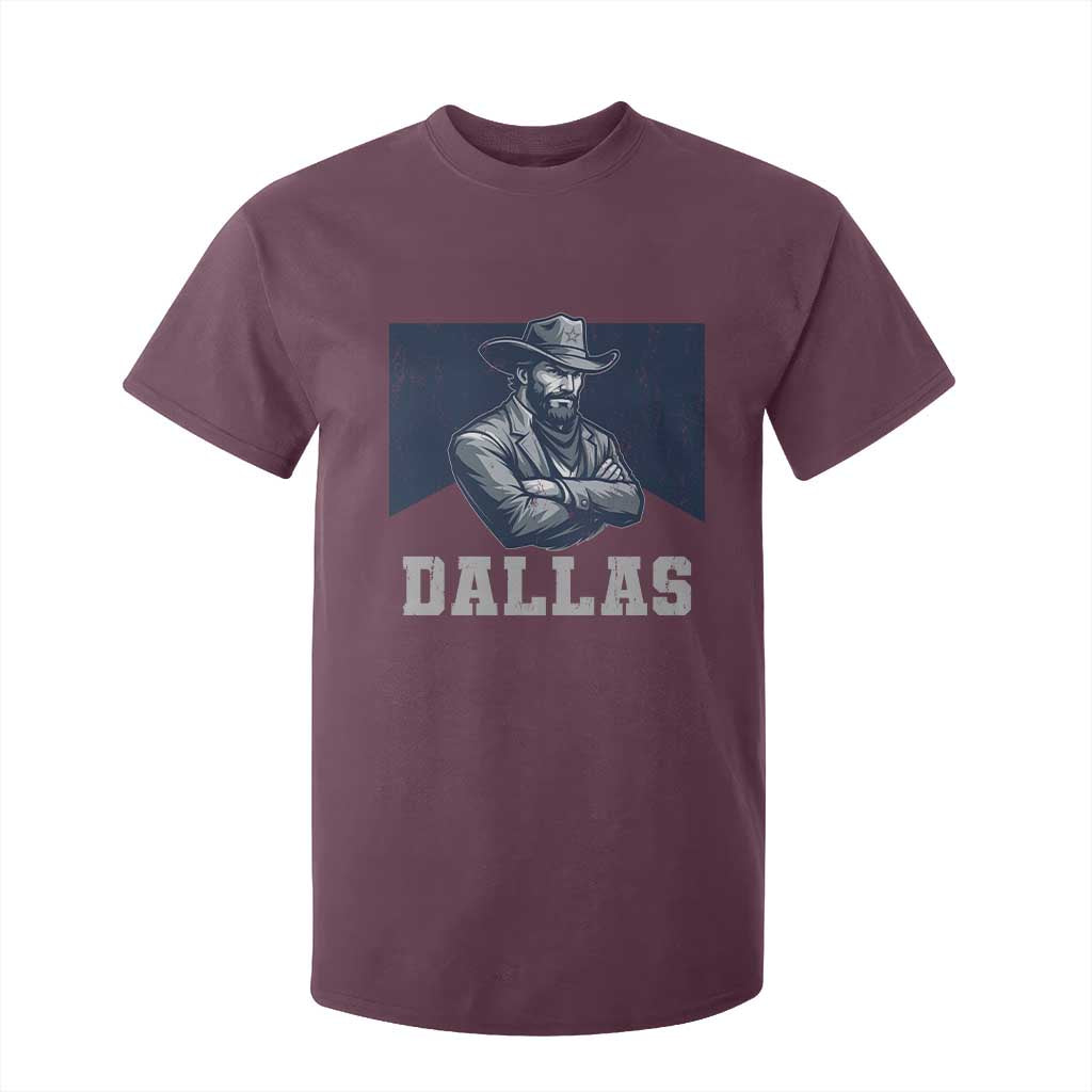 DFC Game Day T Shirt For Kid Blue Star Football Game Sport Lover TS11 Maroon Print Your Wear