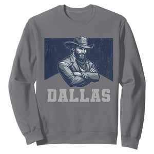 DFC Game Day Sweatshirt Blue Star Football Game Sport Lover TS11 Charcoal Print Your Wear