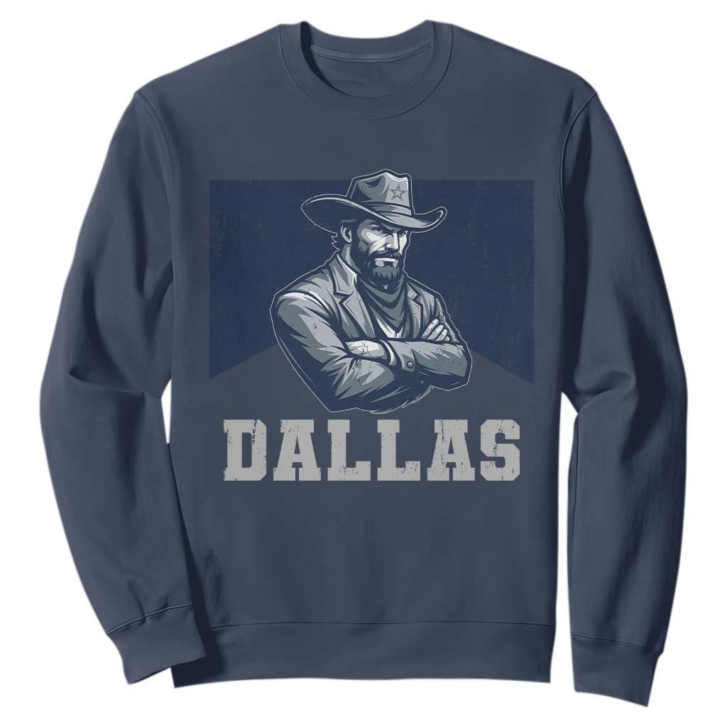 DFC Game Day Sweatshirt Blue Star Football Game Sport Lover TS11 Navy Print Your Wear