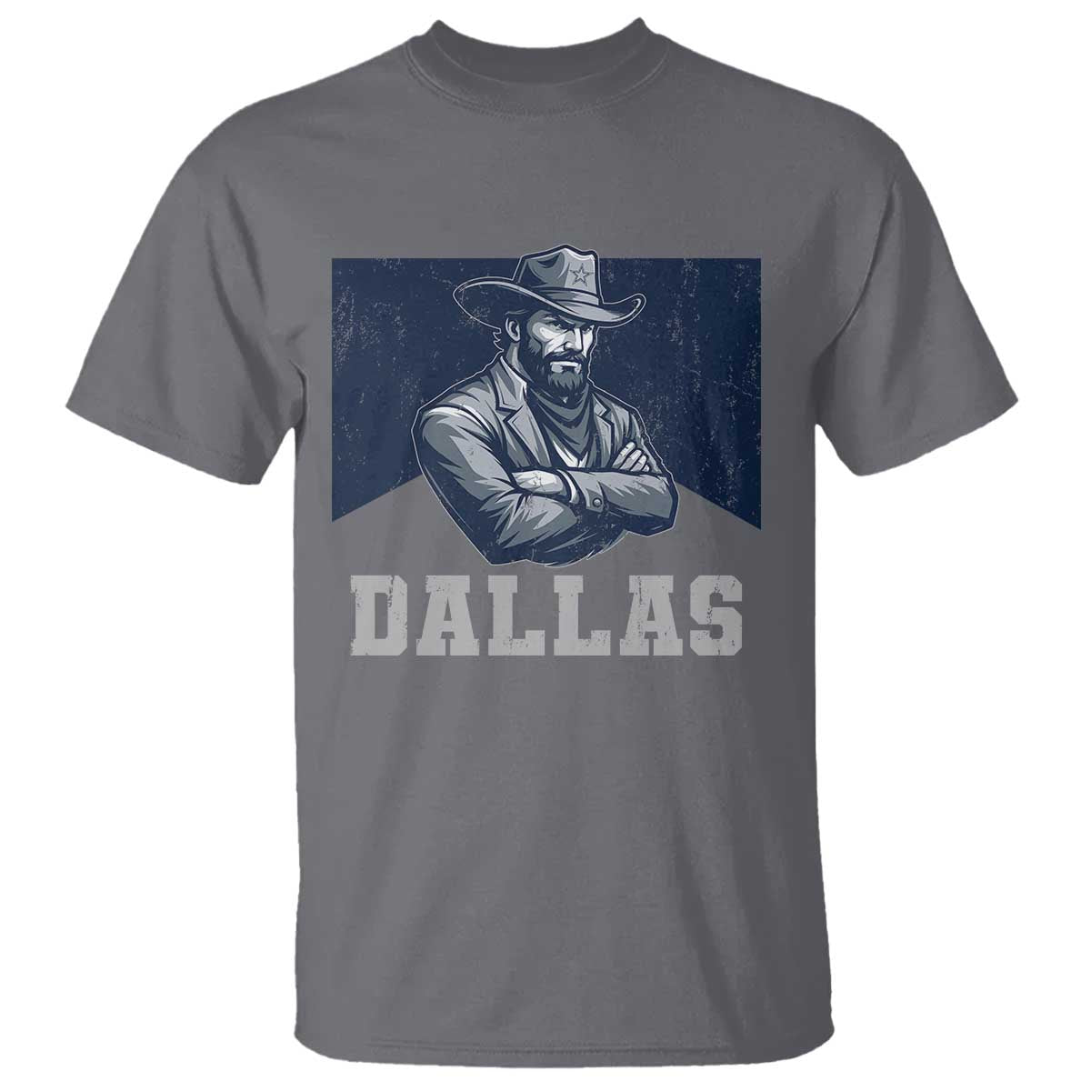 DFC Game Day T Shirt Blue Star Football Game Sport Lover TS11 Charcoal Print Your Wear