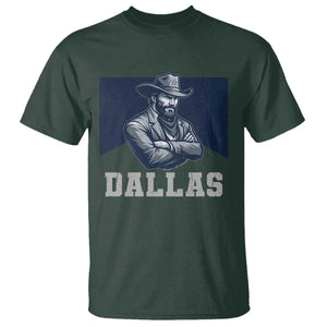 DFC Game Day T Shirt Blue Star Football Game Sport Lover TS11 Dark Forest Green Print Your Wear