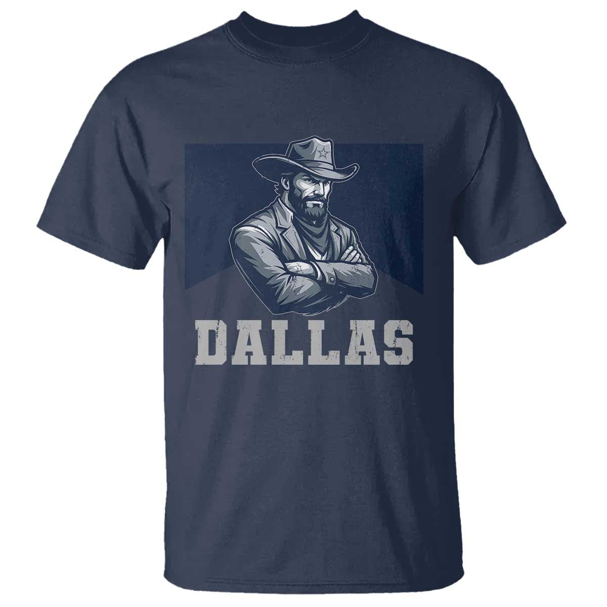 DFC Game Day T Shirt Blue Star Football Game Sport Lover TS11 Navy Print Your Wear