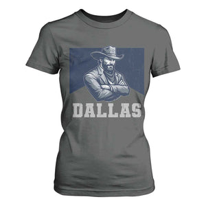 DFC Game Day T Shirt For Women Blue Star Football Game Sport Lover TS11 Dark Heather Print Your Wear