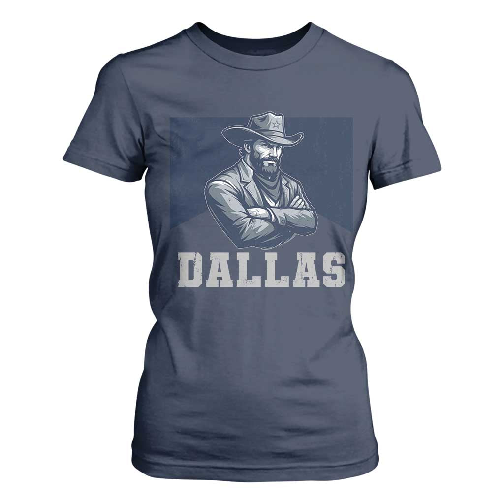 DFC Game Day T Shirt For Women Blue Star Football Game Sport Lover TS11 Navy Print Your Wear