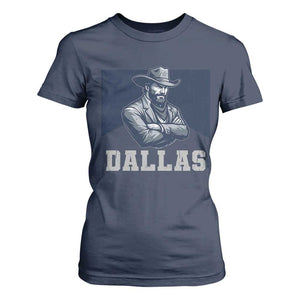 DFC Game Day T Shirt For Women Blue Star Football Game Sport Lover TS11 Navy Print Your Wear