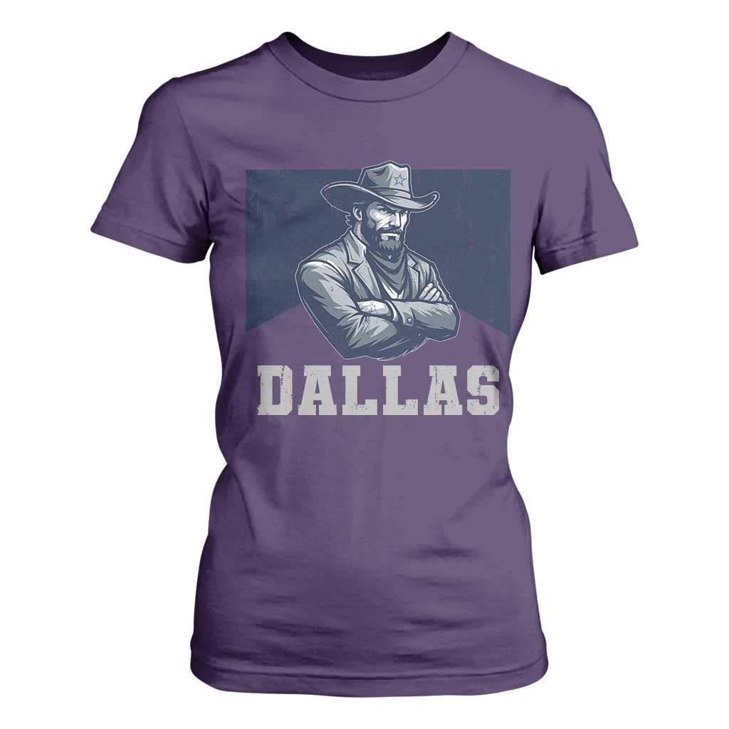 DFC Game Day T Shirt For Women Blue Star Football Game Sport Lover TS11 Purple Print Your Wear