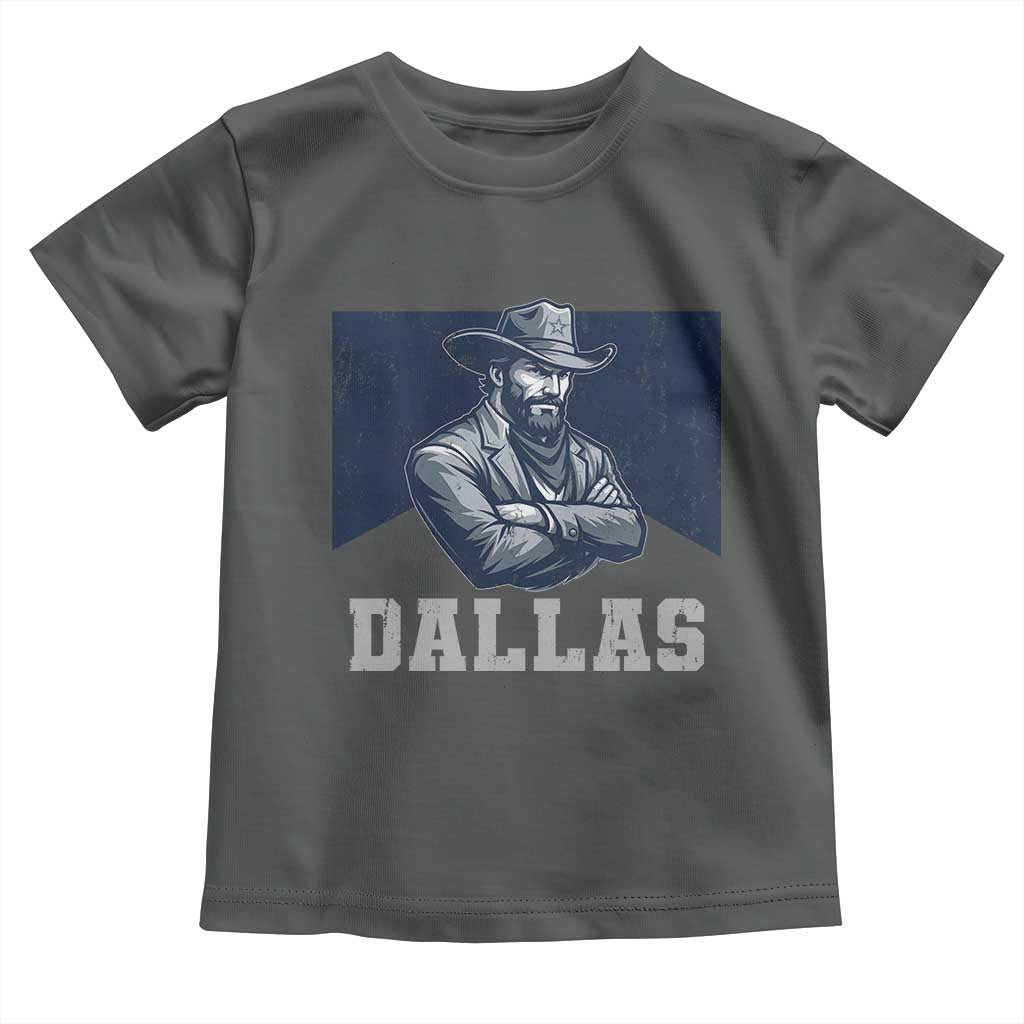 DFC Game Day Toddler T Shirt Blue Star Football Game Sport Lover TS11 Dark Heather Print Your Wear