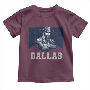 DFC Game Day Toddler T Shirt Blue Star Football Game Sport Lover TS11 Maroon Print Your Wear