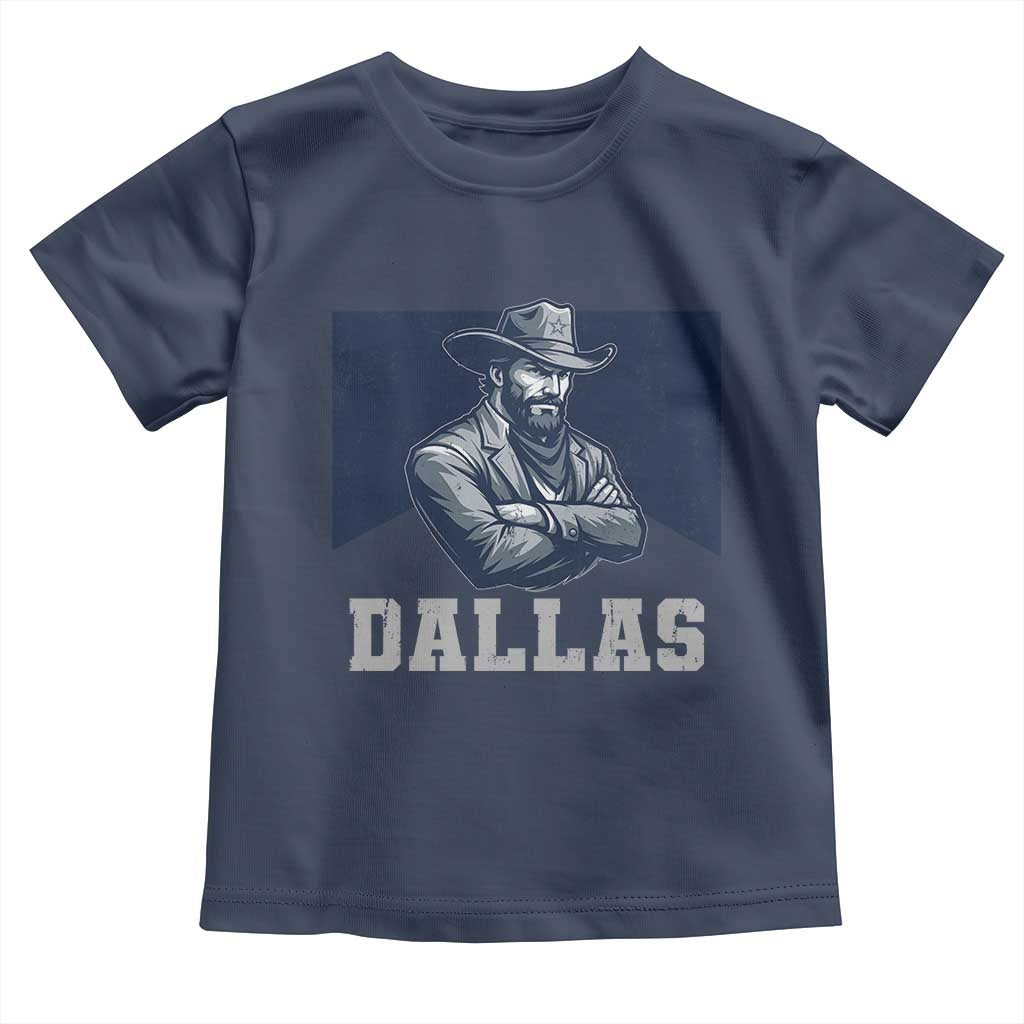 DFC Game Day Toddler T Shirt Blue Star Football Game Sport Lover TS11 Navy Print Your Wear