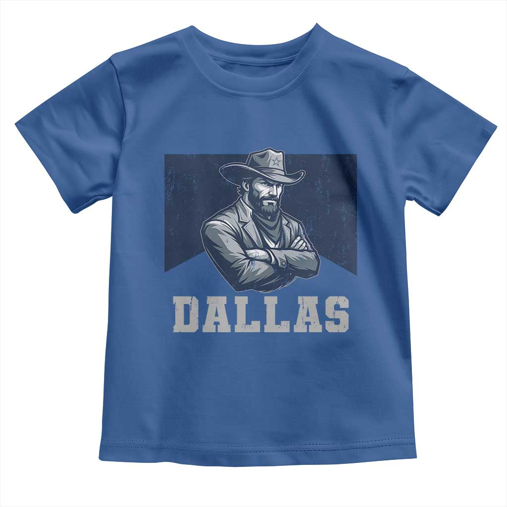 DFC Game Day Toddler T Shirt Blue Star Football Game Sport Lover TS11 Royal Blue Print Your Wear