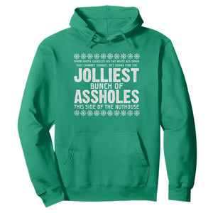 Funny Christmas Vacation Jolliest Bunch Of Assholes Hoodie Xmas Movie TS11 Irish Green Print Your Wear