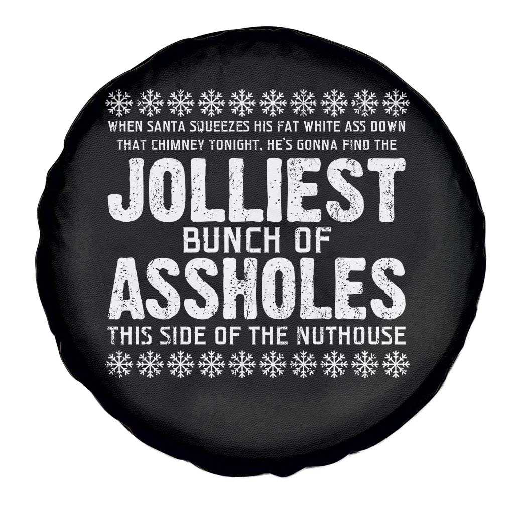 Funny Christmas Vacation Jolliest Bunch Of Assholes Spare Tire Cover Xmas Movie TS11 Print Your Wear