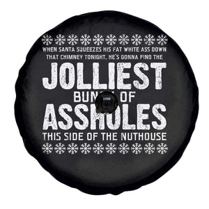 Funny Christmas Vacation Jolliest Bunch Of Assholes Spare Tire Cover Xmas Movie TS11 Print Your Wear