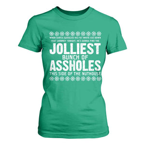 Funny Christmas Vacation Jolliest Bunch Of Assholes T Shirt For Women Xmas Movie TS11 Irish Green Print Your Wear