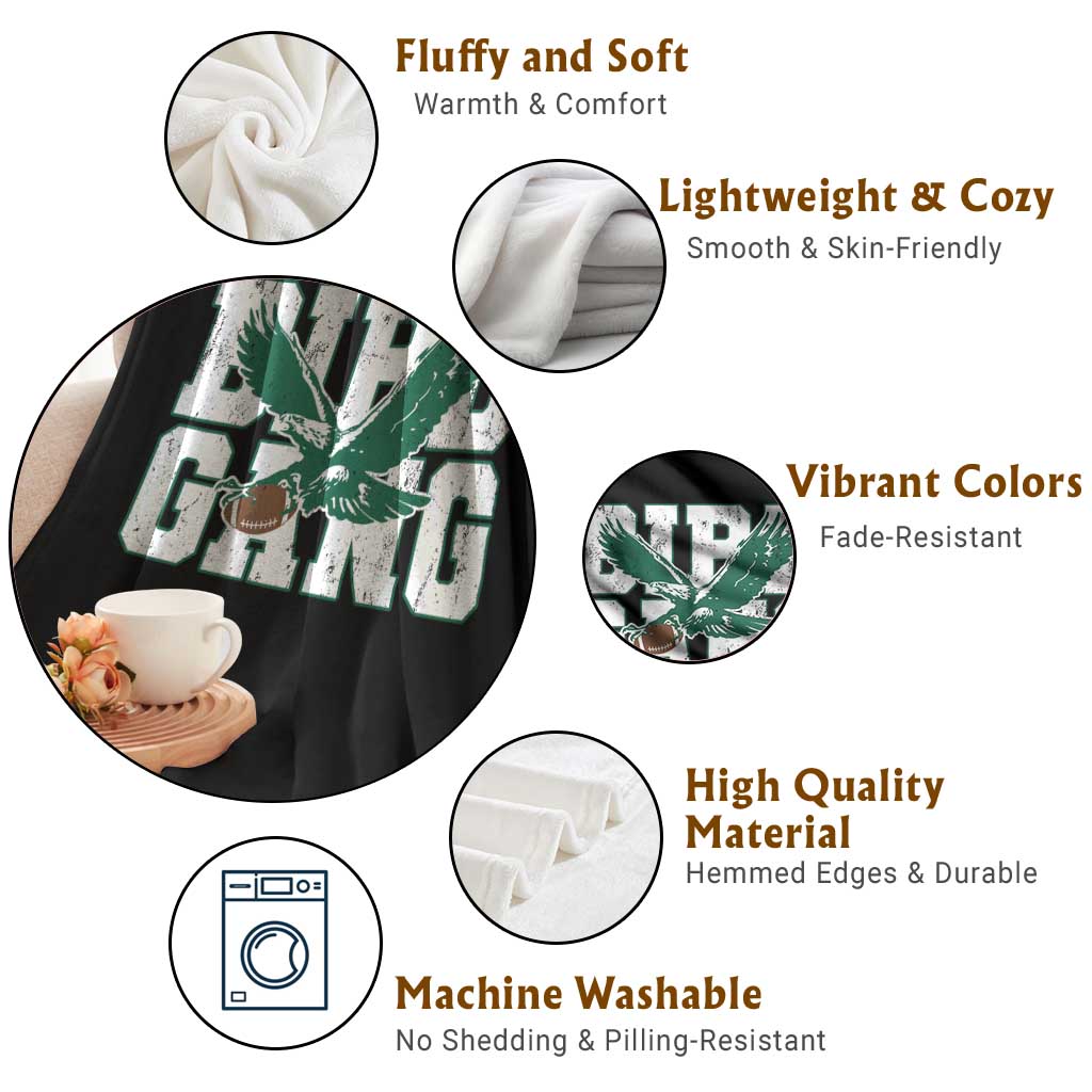 PFE Football Lovers Game Day Throw Blanket TS11 Print Your Wear