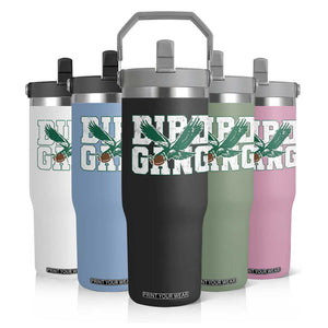 PFE Football Lovers Game Day Flip Straw Tumbler TS11 Print Your Wear