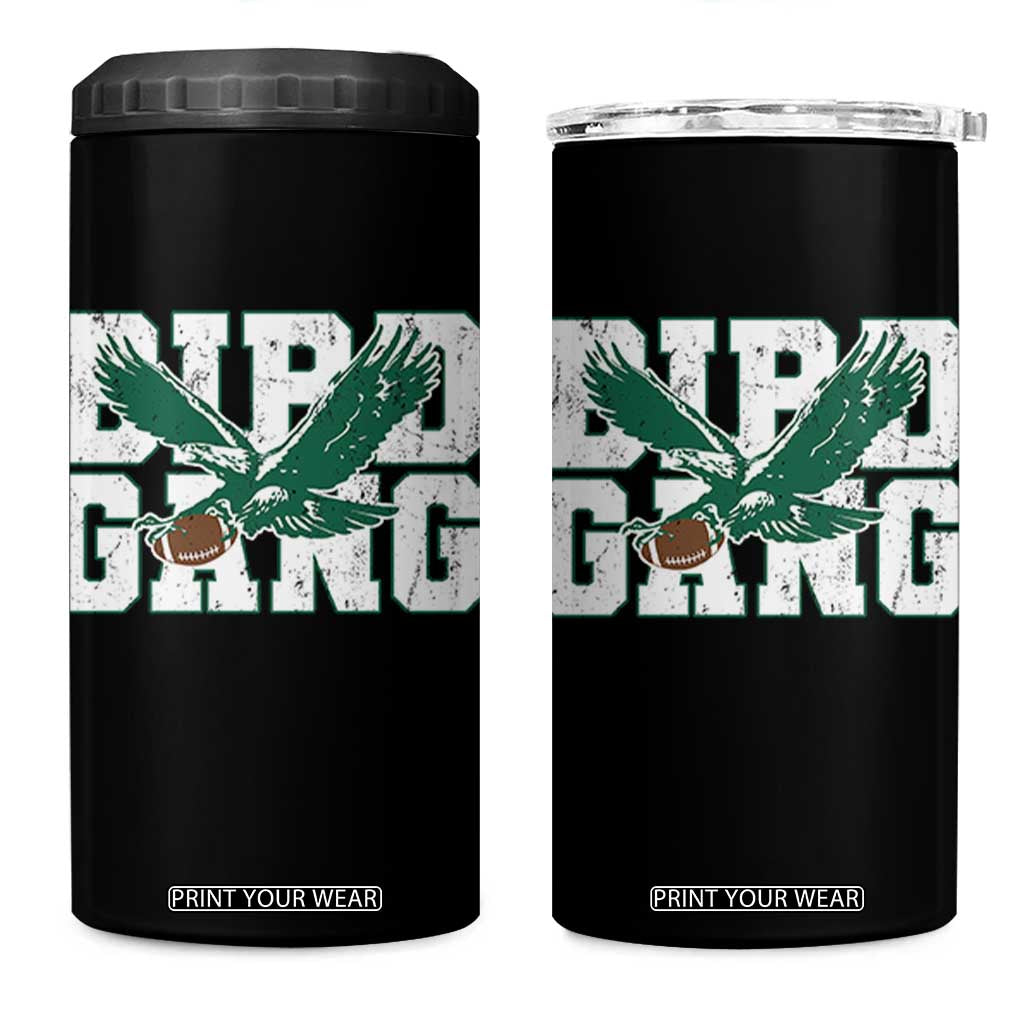 PFE Football Lovers Game Day 4 in 1 Can Cooler Tumbler TS11 One Size: 16 oz Black Print Your Wear