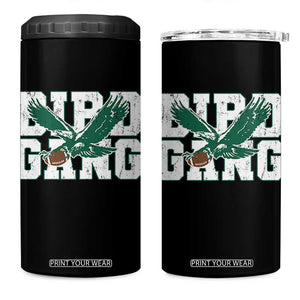 PFE Football Lovers Game Day 4 in 1 Can Cooler Tumbler TS11 One Size: 16 oz Black Print Your Wear