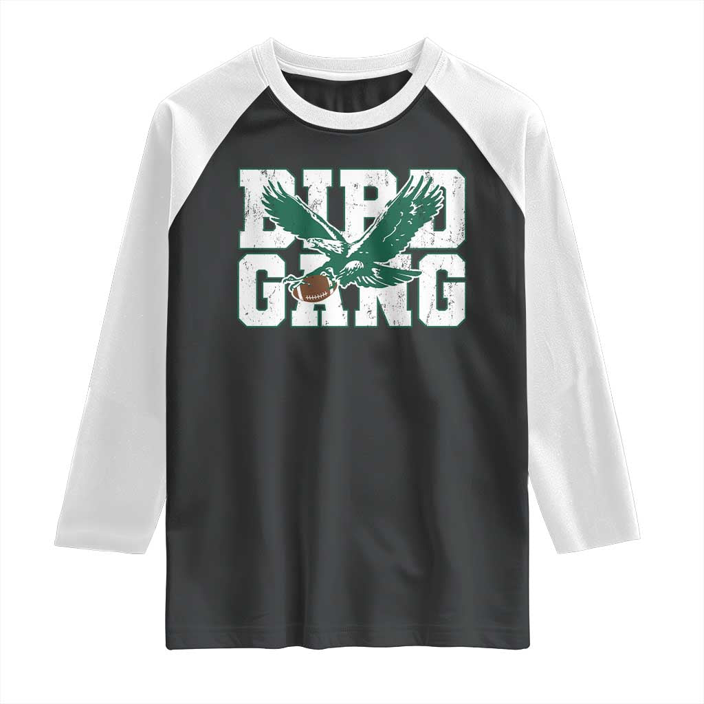 PFE Football Lovers Game Day Raglan Shirt TS11 Black White Print Your Wear