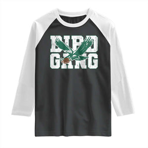 PFE Football Lovers Game Day Raglan Shirt TS11 Black White Print Your Wear