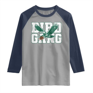 PFE Football Lovers Game Day Raglan Shirt TS11 Sport Gray Navy Print Your Wear