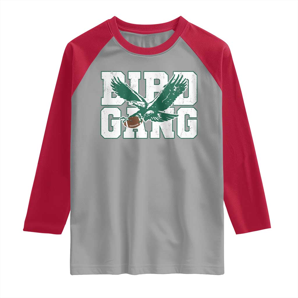 PFE Football Lovers Game Day Raglan Shirt TS11 Sport Gray Red Print Your Wear