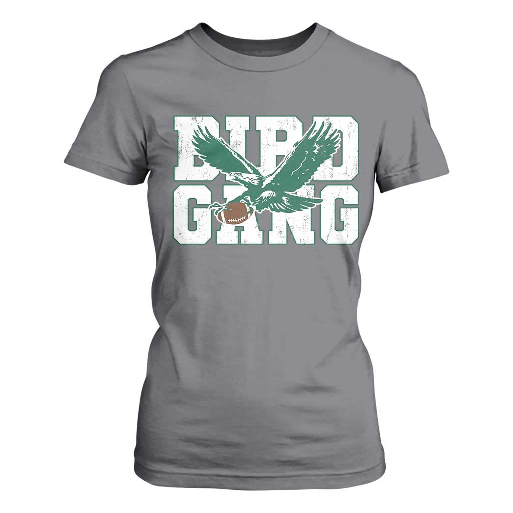 PFE Football Lovers Game Day T Shirt For Women TS11 Charcoal Print Your Wear
