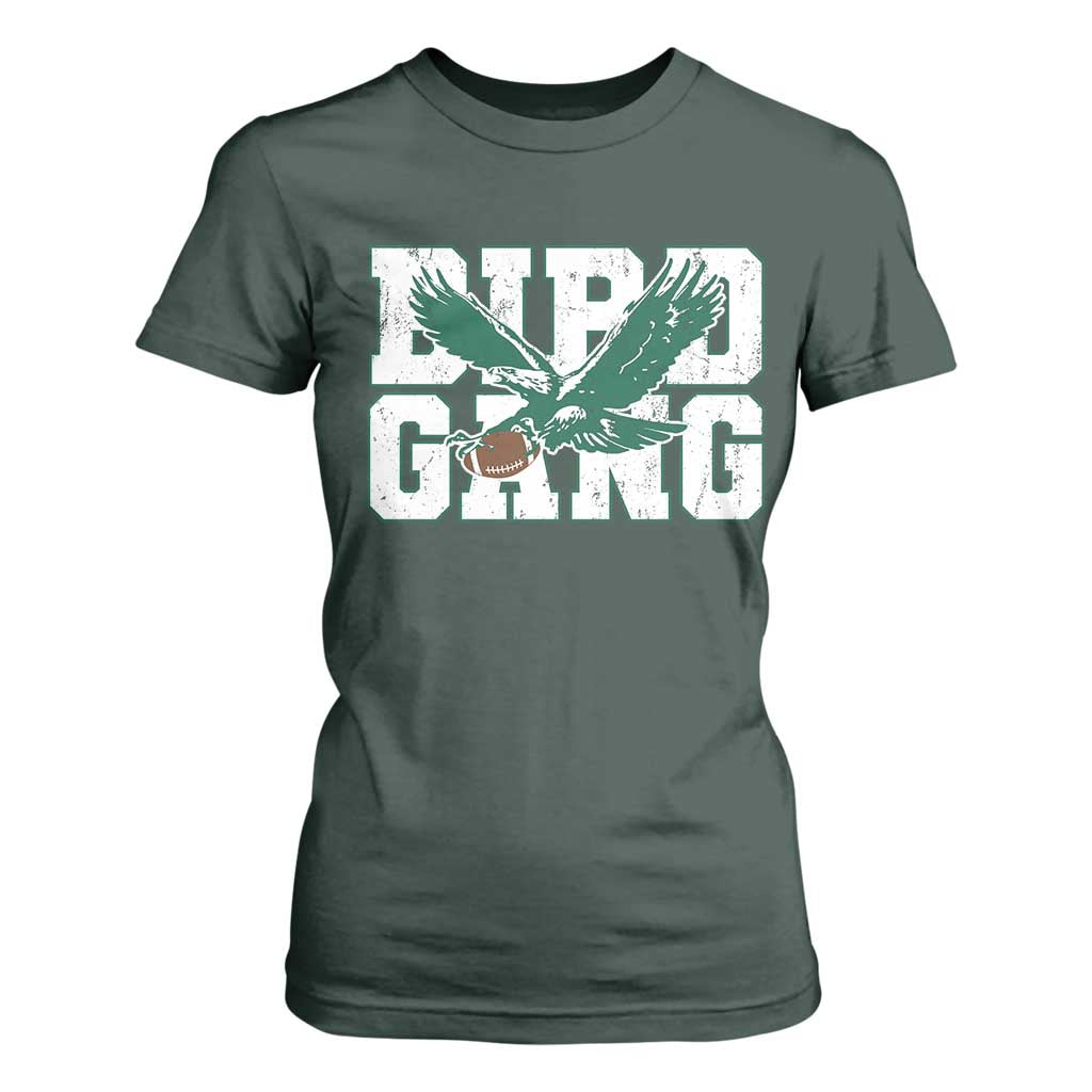 PFE Football Lovers Game Day T Shirt For Women TS11 Dark Forest Green Print Your Wear