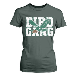 PFE Football Lovers Game Day T Shirt For Women TS11 Dark Forest Green Print Your Wear