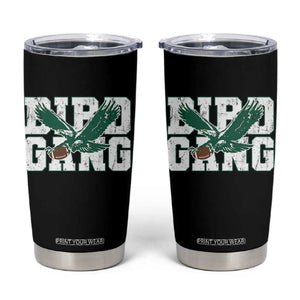 Bird Gang Tumbler Cup Philadelphia Fan American Football Eagle Game Day TS11 Black Print Your Wear
