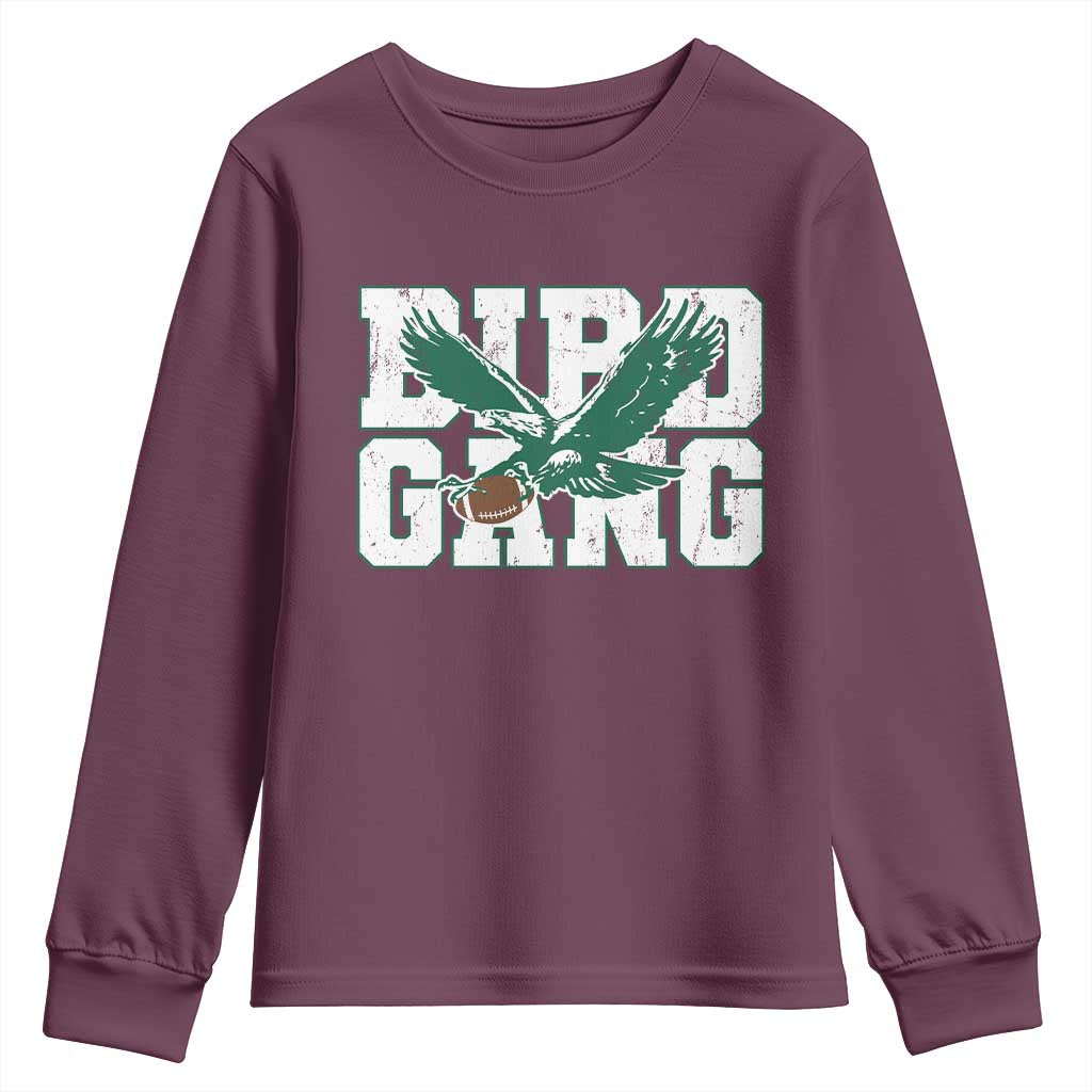 PFE Football Lovers Game Day Youth Sweatshirt TS11 Maroon Print Your Wear