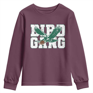 PFE Football Lovers Game Day Youth Sweatshirt TS11 Maroon Print Your Wear
