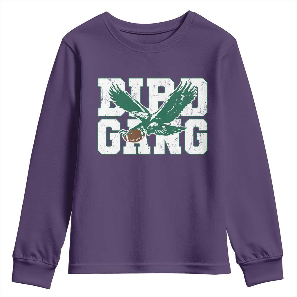 PFE Football Lovers Game Day Youth Sweatshirt TS11 Purple Print Your Wear
