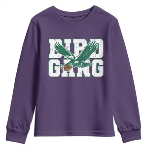 PFE Football Lovers Game Day Youth Sweatshirt TS11 Purple Print Your Wear